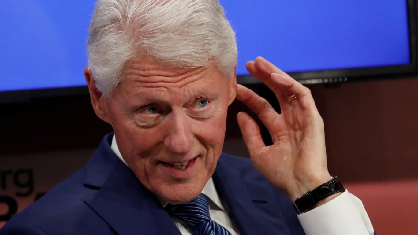 Bill Clinton (Archivbild): Der ehemalige US-Präsident liegt mit einer Infektion im Krankenhaus.