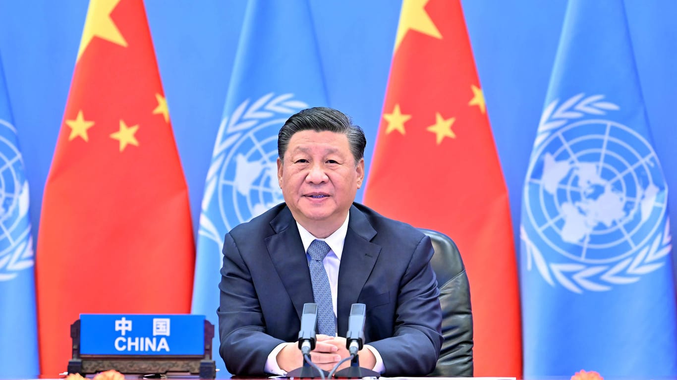 Chinas Präsident Xi Jingping: Er wird an der Klimakonferenz im November nicht teilnehmen.