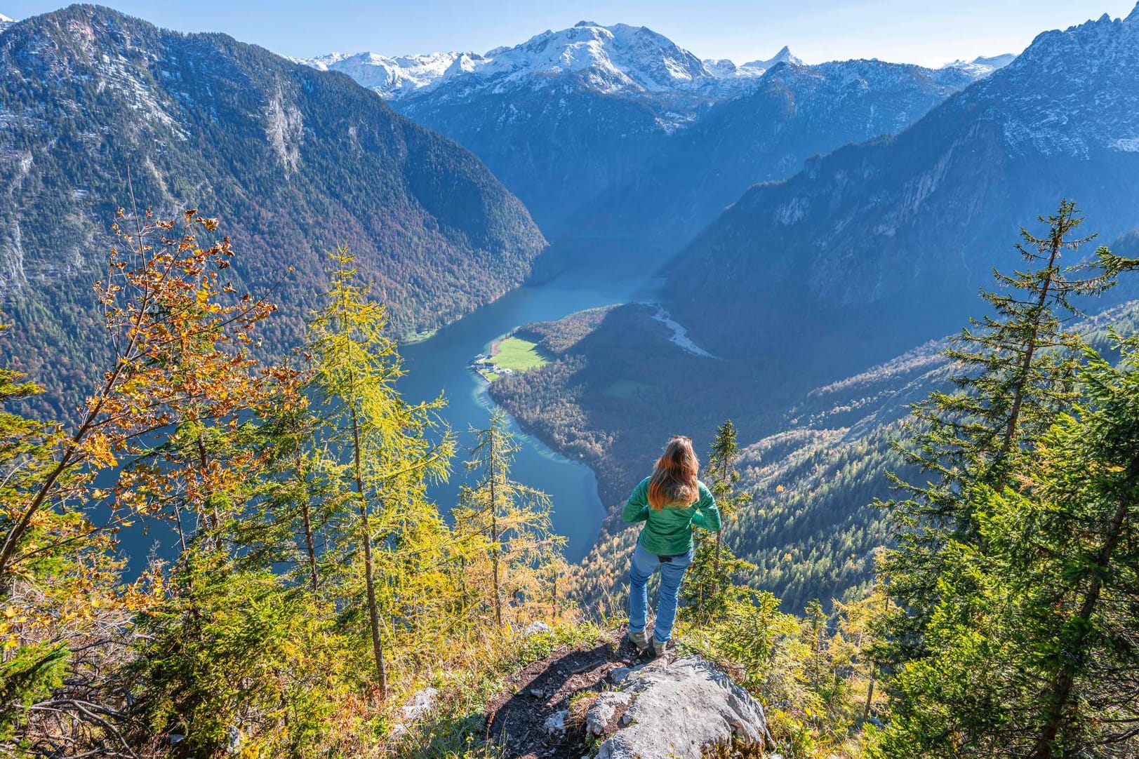 Nationalpark Berchtesgaden: Ein Panoramablick auf den Königssee ist auch im Herbst grandios.