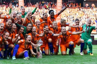 Die Fußballerinnen aus den Niederlanden wurden 2017 zum ersten Mal Europameisterinnen.
