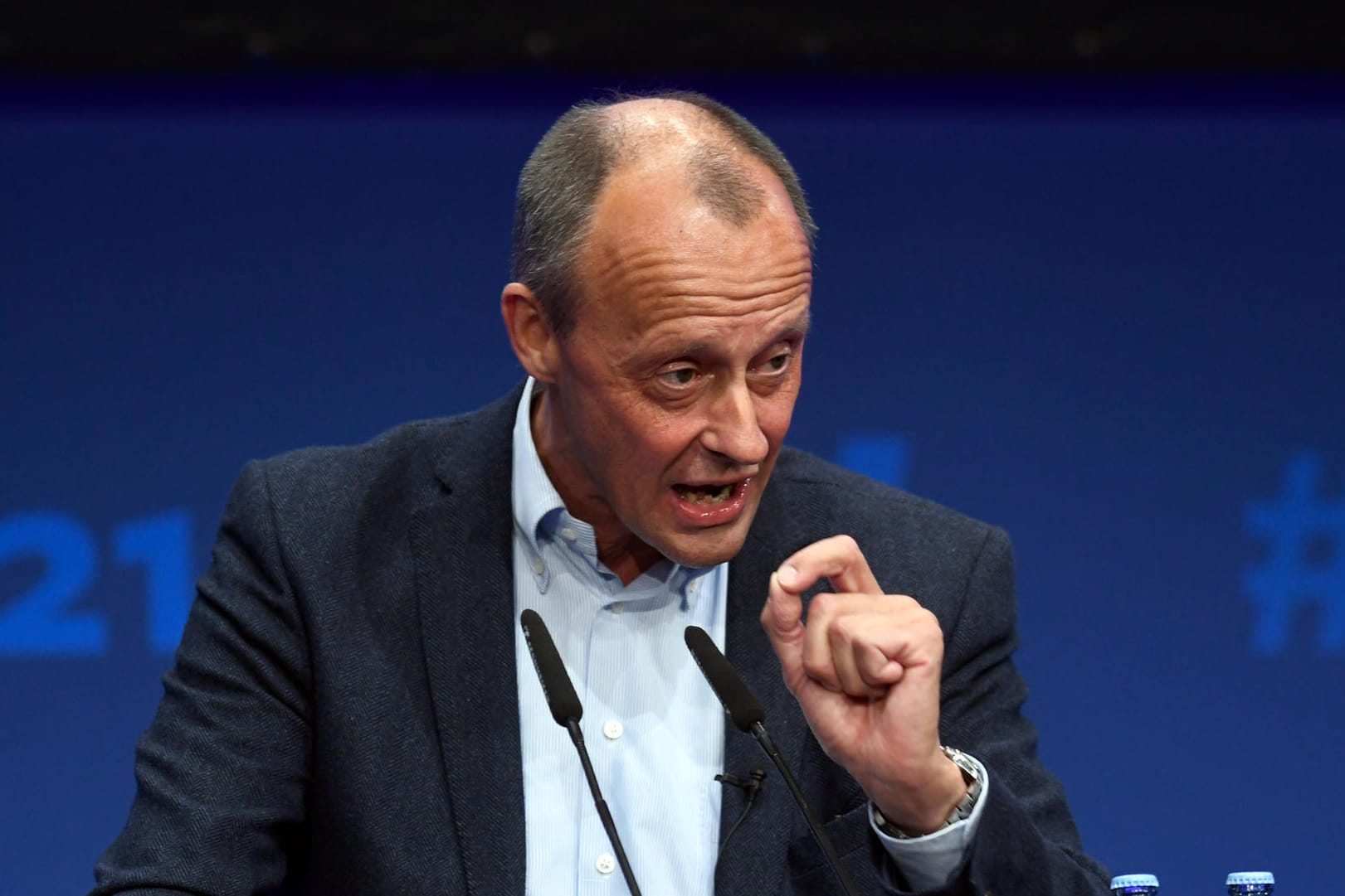 Friedrich Merz: Der Politiker äußert sich auf dem jährlich stattfindenden Treffen der Jungen Union Deutschlands über das Wahlergebnis der Union.