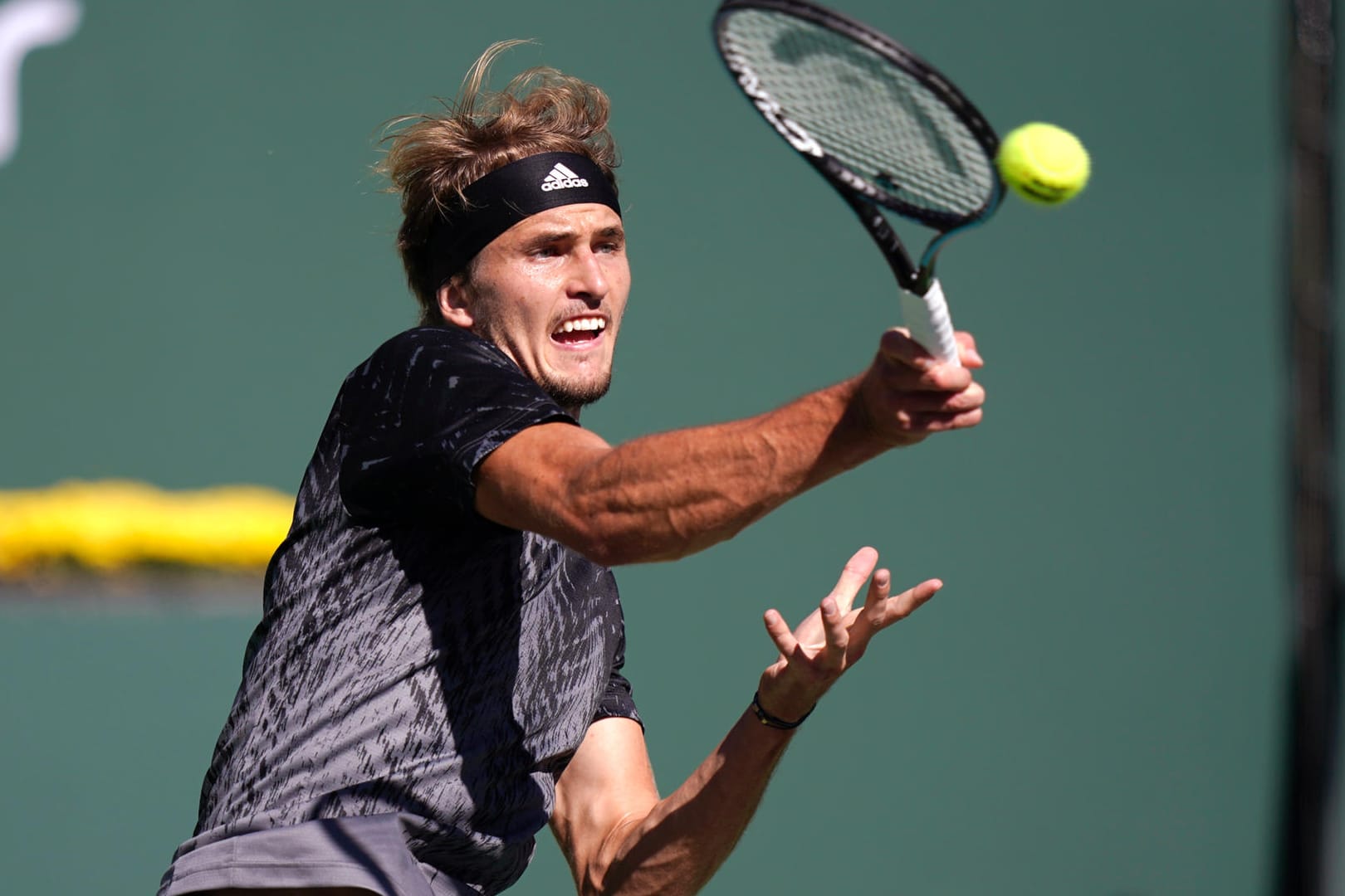 Alexander Zverev musste sich beim Masters in Indian Wells sichtlich abmühen. Am Ende schien er den Rhythmus verloren zu haben.