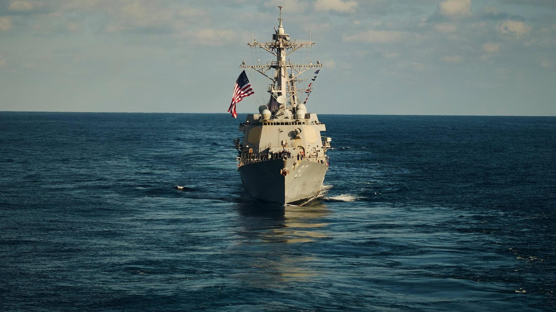 Die USS Chafee: Das amerikanische Kriegsschiff soll in russisches Hoheitsgewässer vorgedrungen sein.
