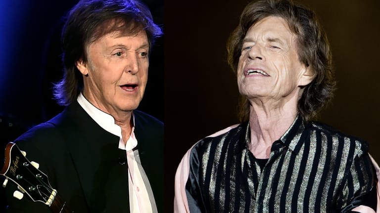 Paul McCartney und Mick Jagger: Die beiden Musikgrößen sind nicht allzu gut aufeinander zu sprechen.