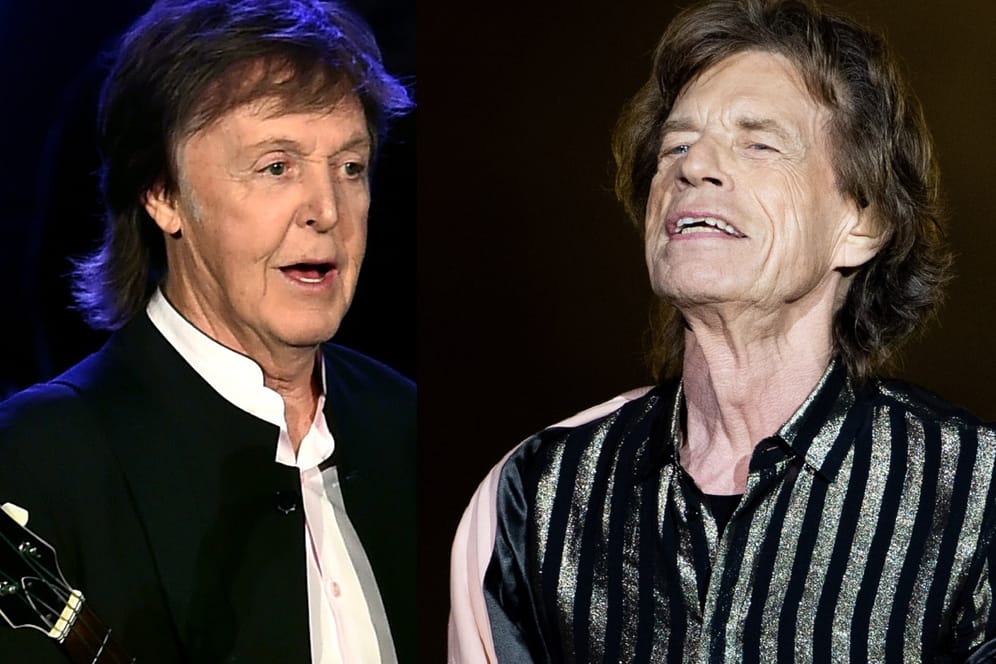 Paul McCartney und Mick Jagger: Die beiden Musikgrößen sind nicht allzu gut aufeinander zu sprechen.