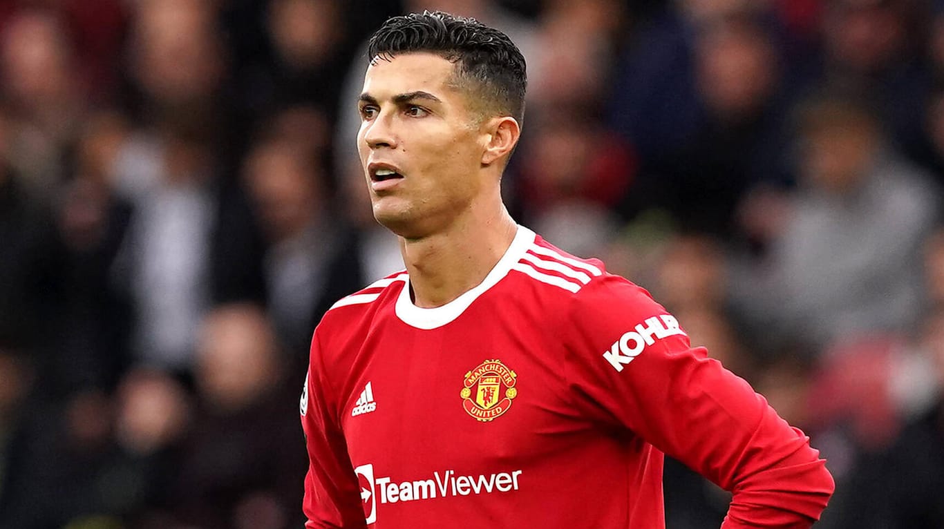 Cristiano Ronaldo: Der Weltstar und sein Team sind von Manchester nach Leicester geflogen.