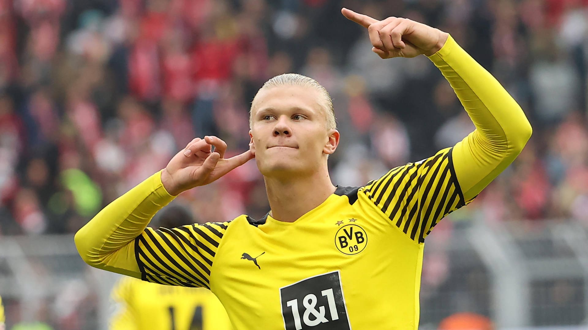 Erling Haaland: Der BVB-Star machte zwei Treffer gegen Mainz. Erling Haaland: Der BVB-Star machte zwei Treffer gegen Mainz.