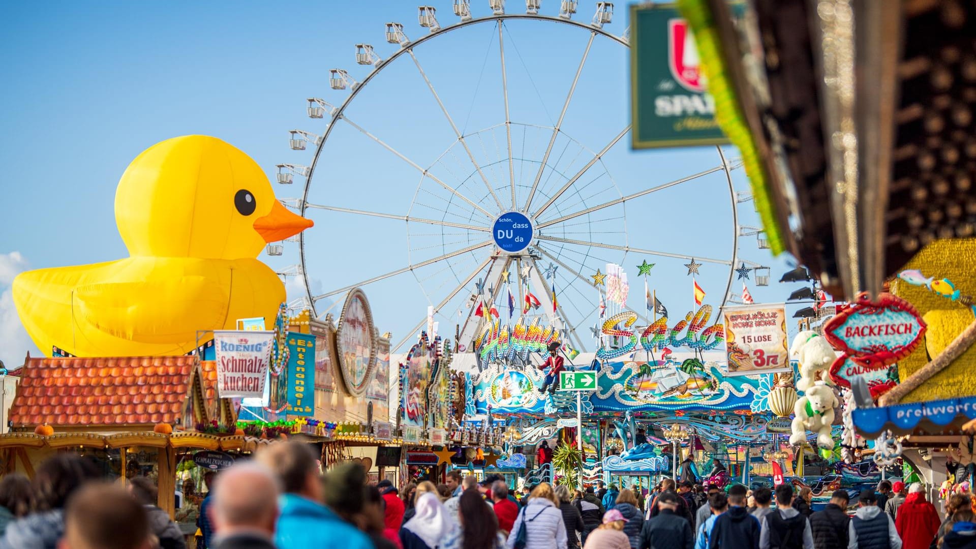 Ein Riesenrad auf der Bürgerweide: In diesem Jahr dürfen maximal 20.000 Besucher gleichzeitig auf das Gelände.