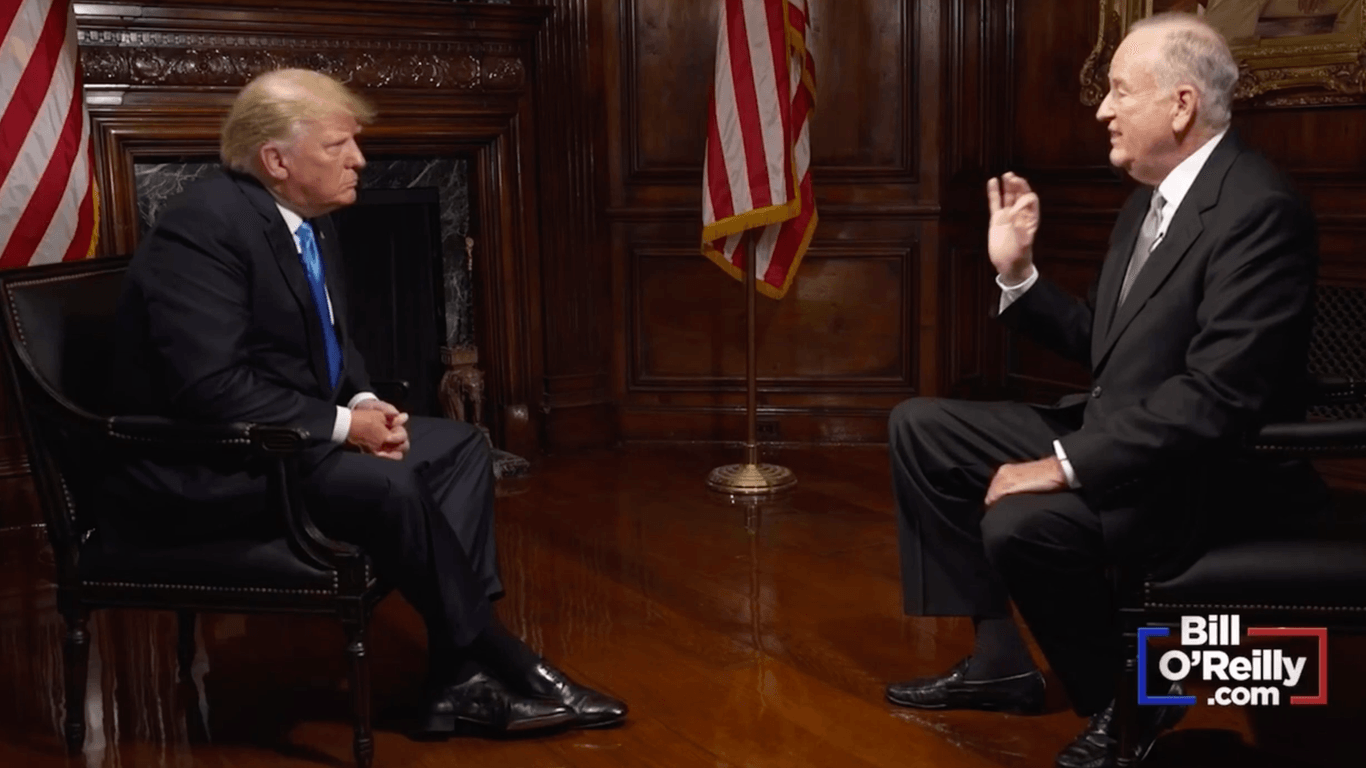 Trump im Interview mit Fox-News-Legende Bill O'Reilly