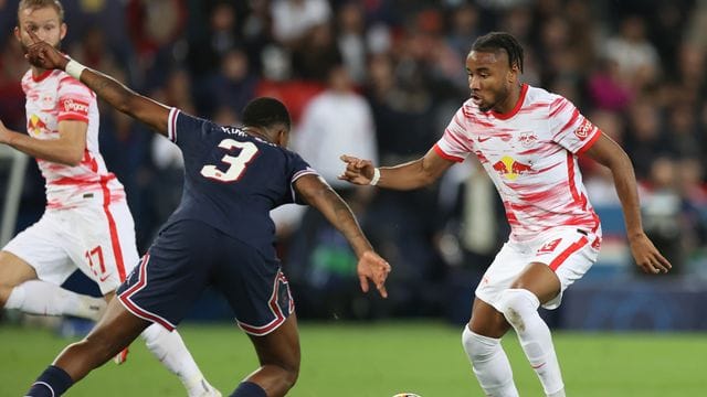 Presnel Kimpembe (l) und Christopher Nkunku