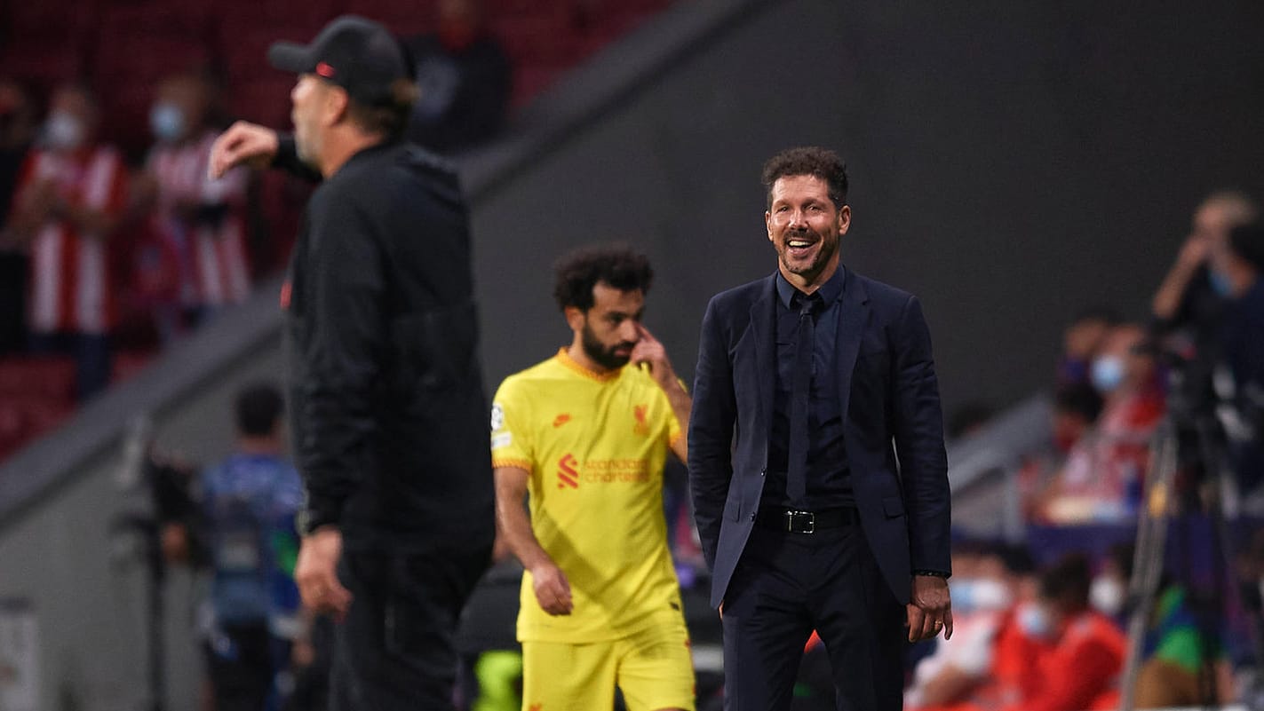 Zwei sehr emotionale Trainer: Jürgen Klopp (l.) und Diego Simeone.