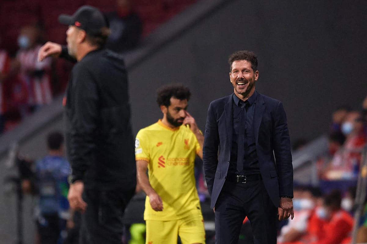 Zwei sehr emotionale Trainer: Jürgen Klopp (l.) und Diego Simeone.