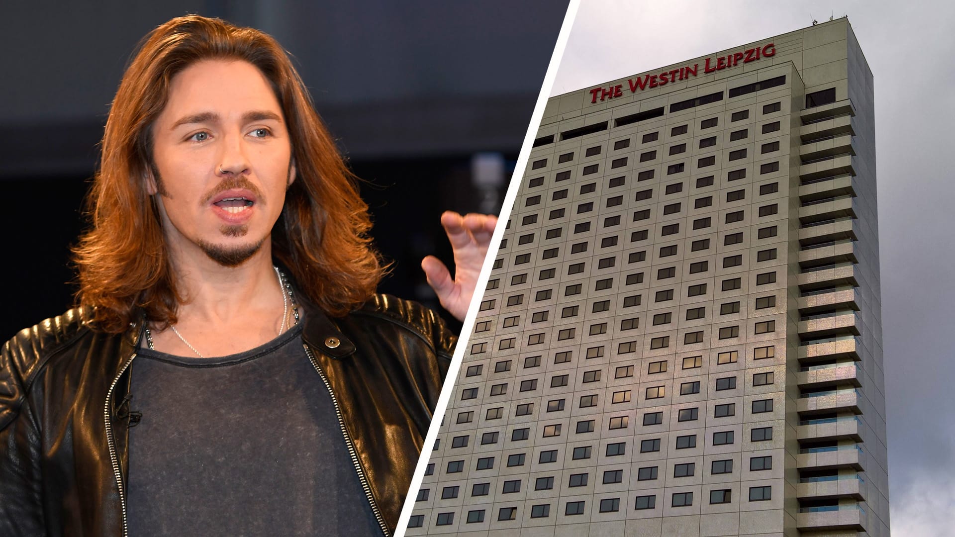 Gil Ofarim und das "Westin" in Leipzig (Archivbild/Montage): Der Sänger soll in dem Hotel antisemitisch beleidigt worden sein.