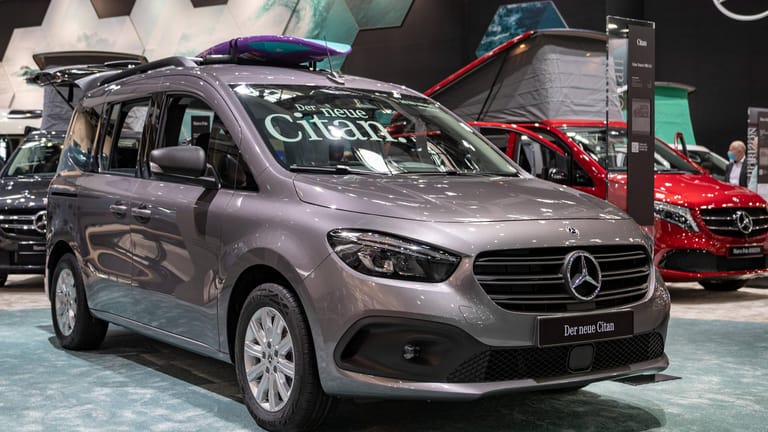 Ein neuer Mercedes-Benz Citan: Ein Fahrzeug desselben Modells ist in der Stuttgarter Königstraße gestohlen worden.