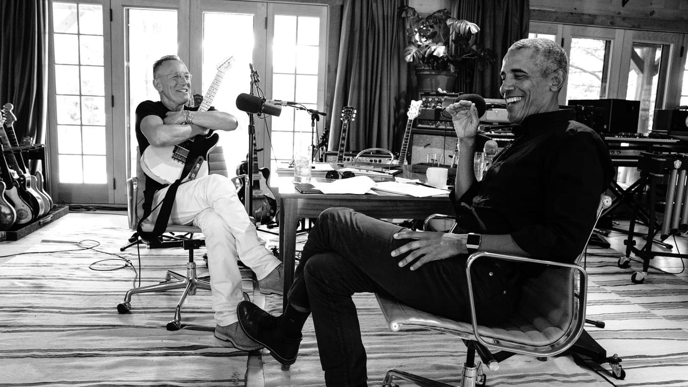 Bruce Springsteen und Barack Obama: Das Duo unterhielt sich auch über das Scheitern des Amerikanischen Traums.