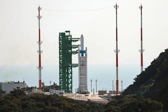 Trägerrakete "Nuri" in Südkorea: Die in Korea entwickelte Rakete startete am Donnerstag.