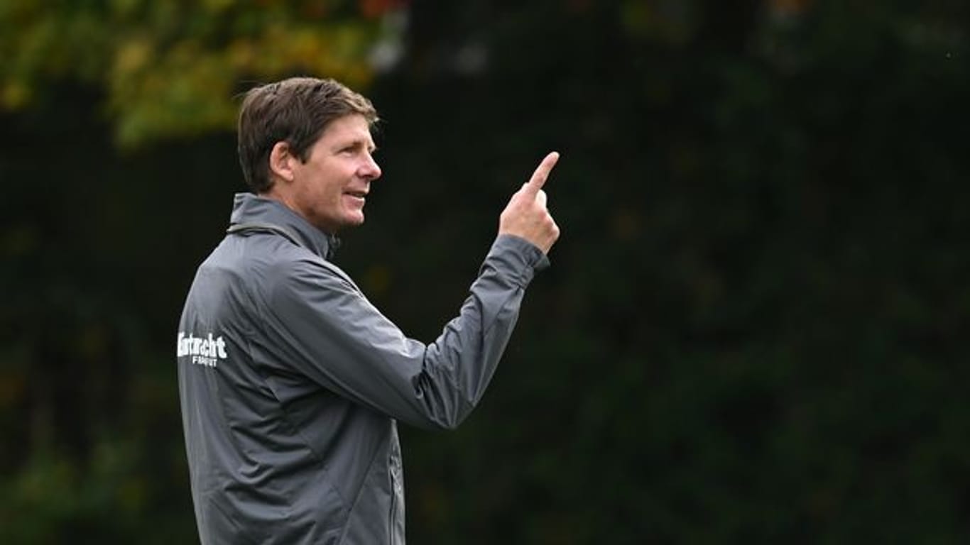 Eintracht Frankfurts Trainer Oliver Glasner