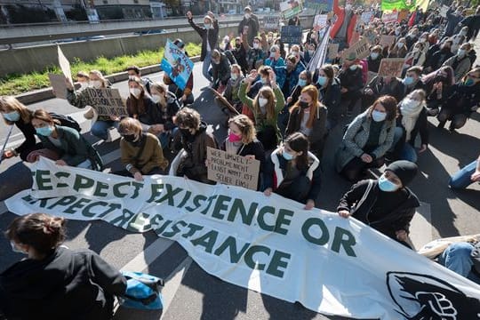 Klimastreik in Stuttgart