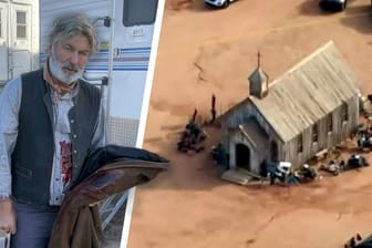 Alec Baldwin bei den Dreharbeiten zu seinem Western "Rust": Am Filmset kam es zu dem tödlichen Unfall.