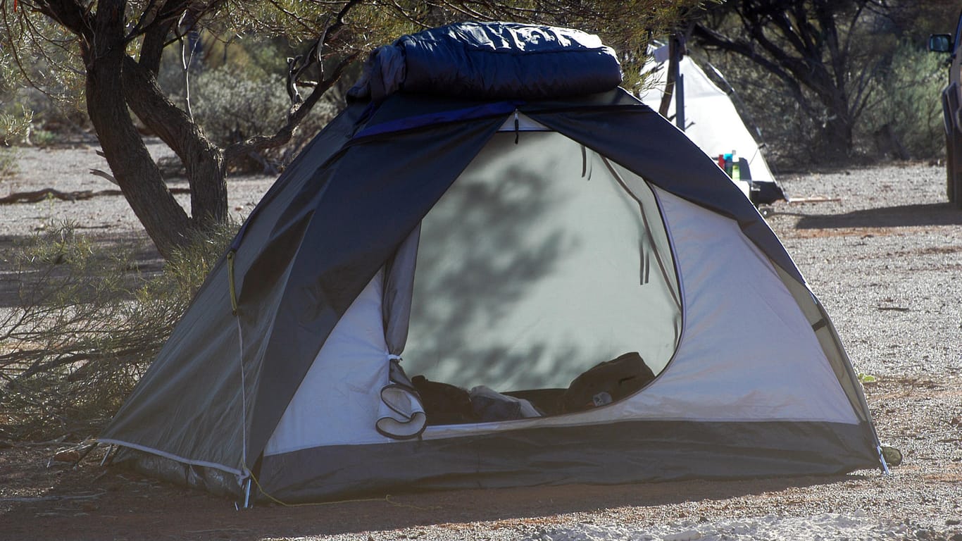 Zelt im Hinterland von Australien: Am vergangenen Samstag ist ein vierjähriges Mädchen aus ihrem Zelt verschwunden. (Symbolfoto)