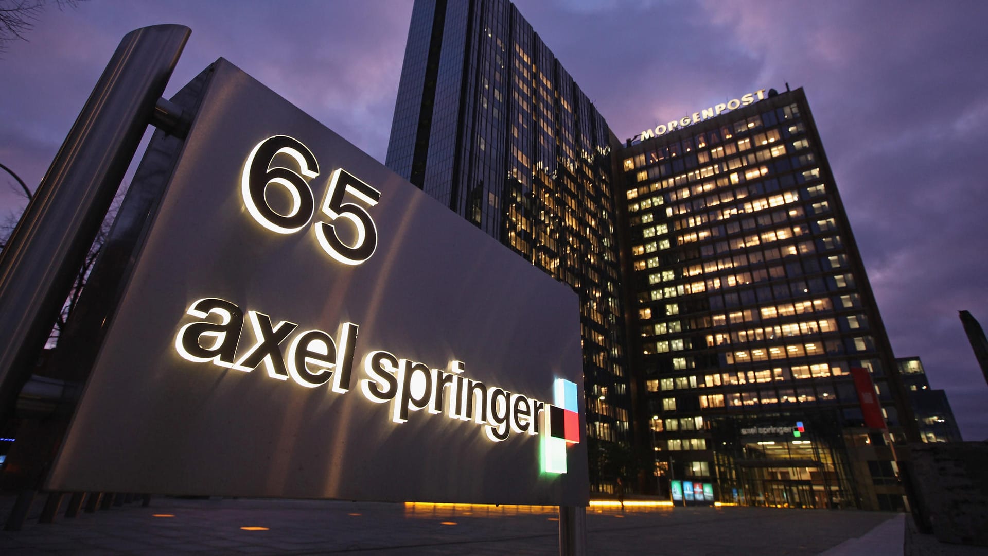 Globale Expansionspläne: Gebäude von Axel Springer in Berlin