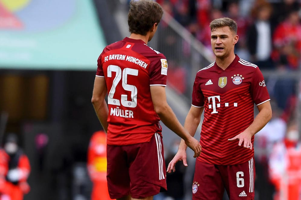 Bundesliga: Thomas Müller reagierte auf Joshua Kimmichs Entscheidung, sich nicht impfen zu lassen.