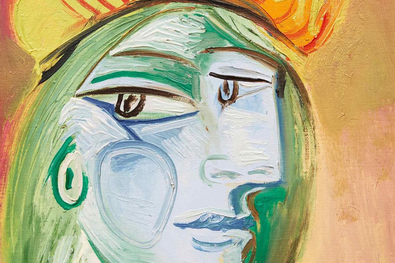 Picassos Gemälde "Femme au béret rouge-orange": Es wurde für mehr als 40 Millionen Dollar versteigert.