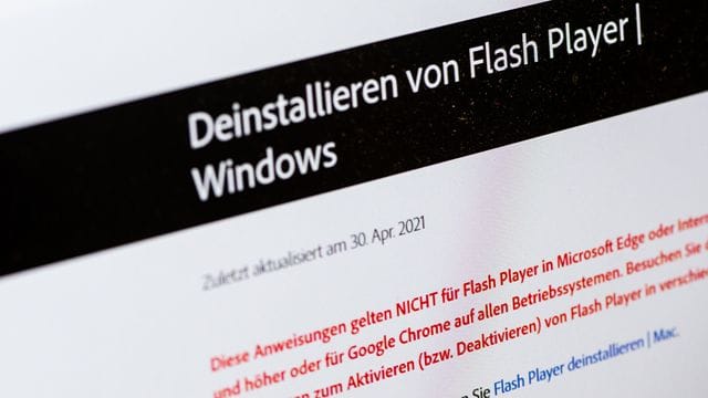 Sowohl für Windows als auch für MacOs steht ein Deinstallationstool bei Adobe bereit.