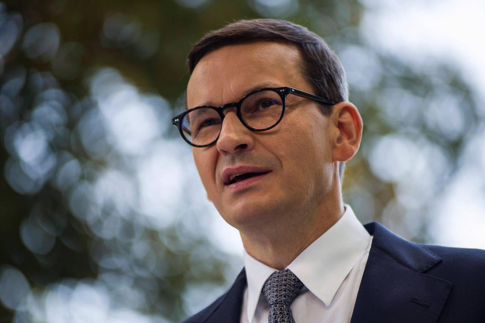 Mateusz Morawiecki: Polens Regierungschef warf der EU-Kommission vor, sie stelle "mit einer Pistole an unserem Kopf" Forderungen an sein Land.