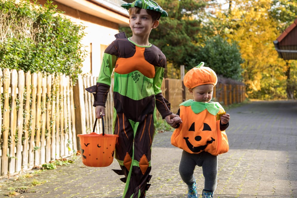 Halloween: Kinder sammeln am Abend des 31. Oktober "Süßes und Saures". (Symbolbild)