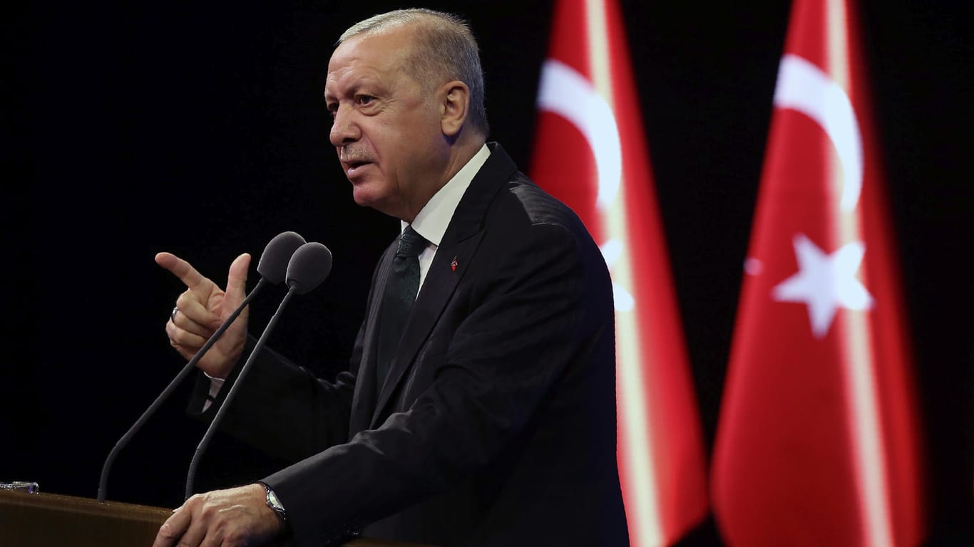 Recep Tayyip Erdoğan: Der türkische Präsident sieht sich als Sieger des Botschafter-Eklats.