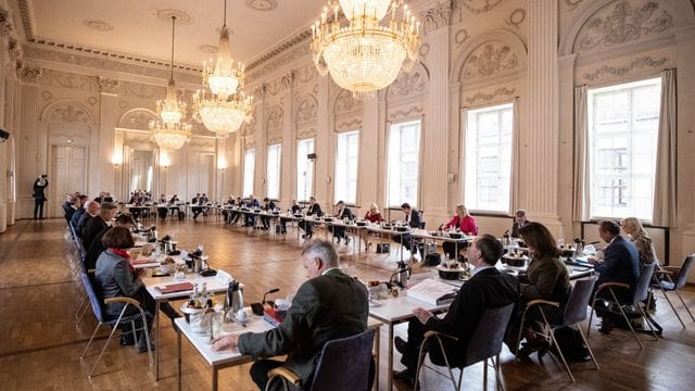 Sitzung des bayerischen Kabinetts Sitzung des bayerischen Kabinetts