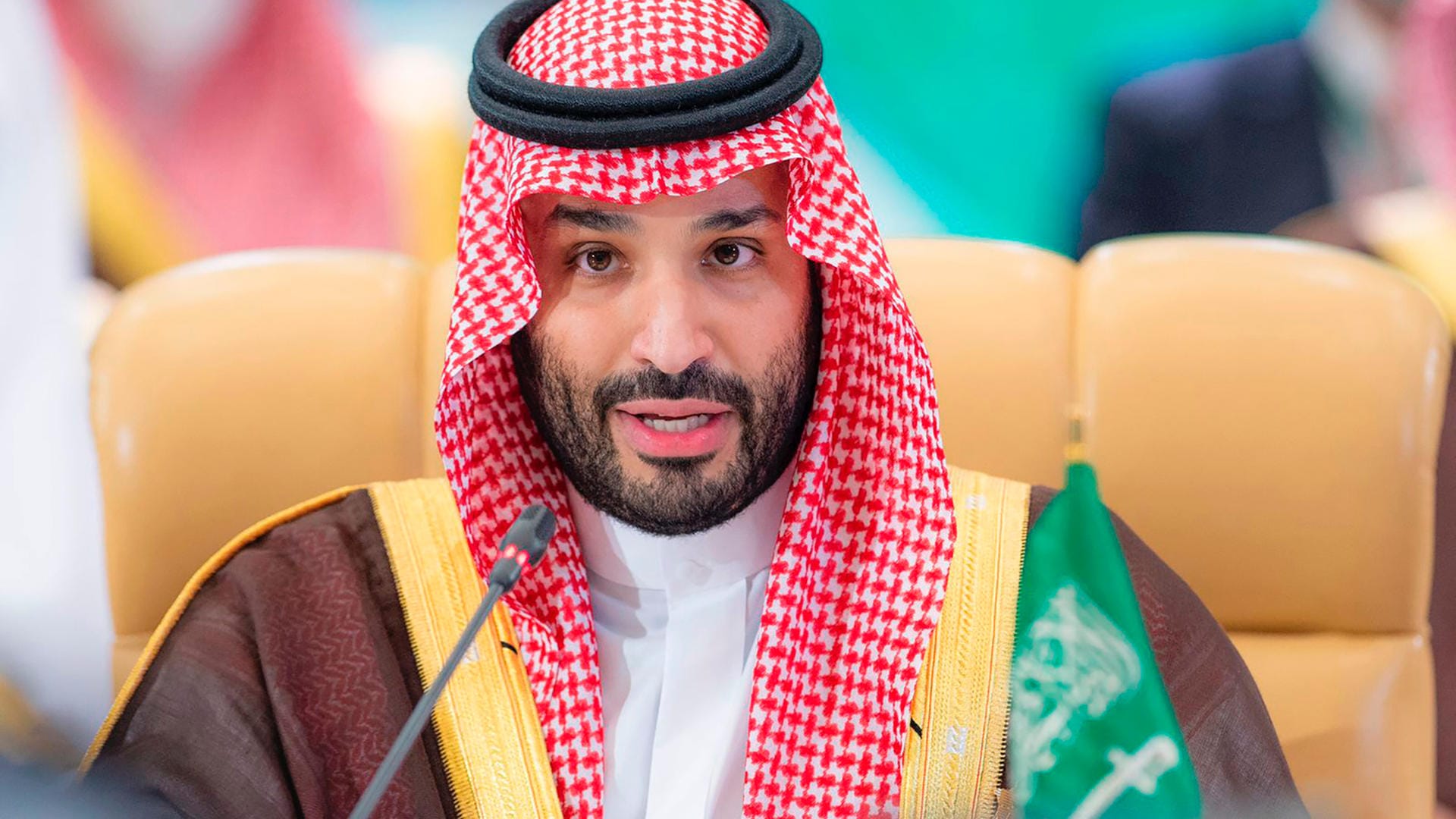 Mohammed bin Salman: Gespräche beim Gipfeltreffen "Green Initiative Summit" in Riad. Mohammed bin Salman: Gespräche beim Gipfeltreffen "Green Initiative Summit" in Riad.