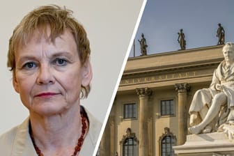 Sabine Kunst (Archivbild/Montage): Die Präsidentin der Berliner Humboldt-Universität ist zurückgetreten.