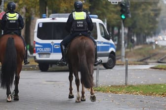 Sicherheitsmaßnahmen in der Altstadt von Düsseldorf