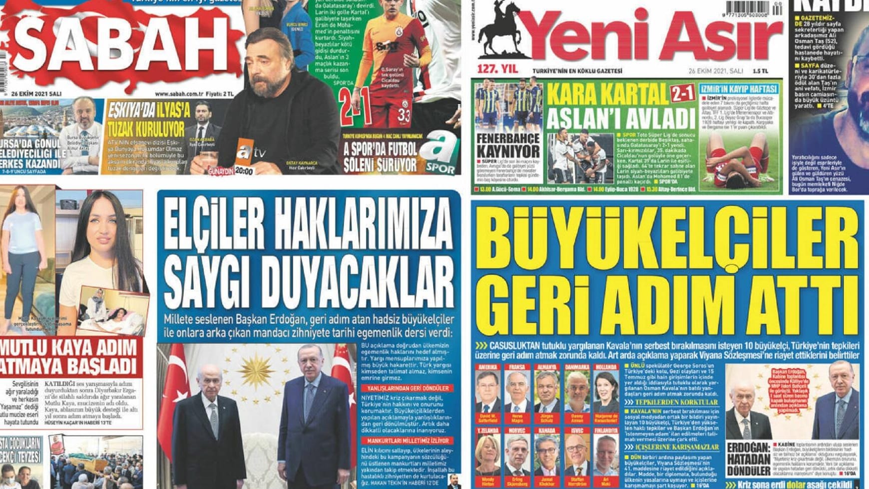 Türkische Tageszeitungen werten das Ende des Botschafterstreits positiv für die Türkei. Türkische Tageszeitungen werten das Ende des Botschafterstreits positiv für die Türkei.