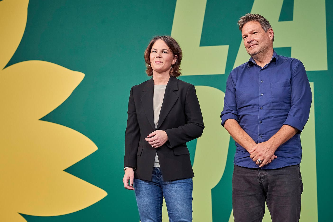 Annelena Baerbock und Robert Habeck (Die Grünen): Minister sein und gleichzeitig den Parteivorsitz innezuhaben sei für die beiden ausgeschlossen.