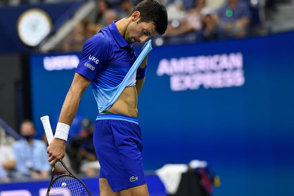 Novak Djokovic bei den US Open im September: Wird der Serbe beim nächsten Grand-Slam-Turnier nicht dabei sein können?
