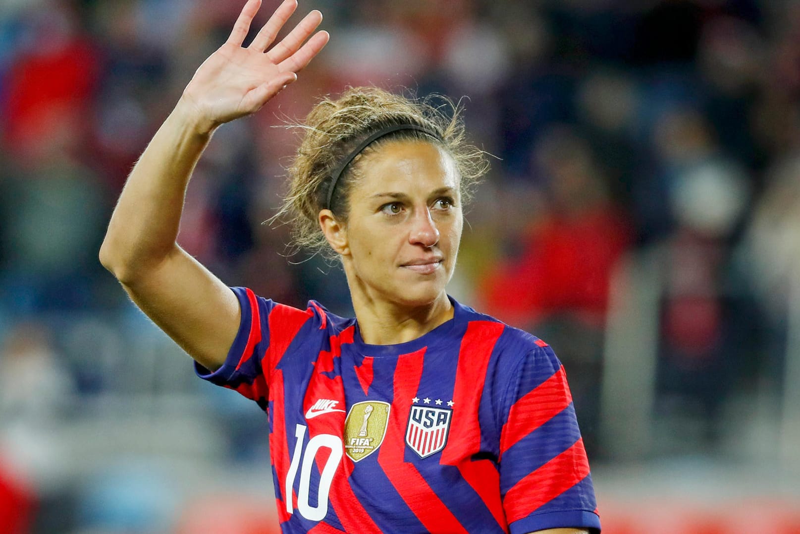 Ende einer großen Nationalmannschaftskarriere: Carli Lloyd in ihrem letzten Länderspiel.
