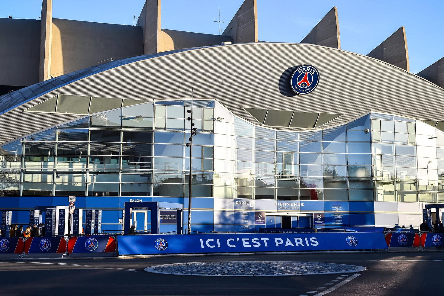 Der Parc des Princes: In diesem Stadion spielt Paris Saint-Germain.