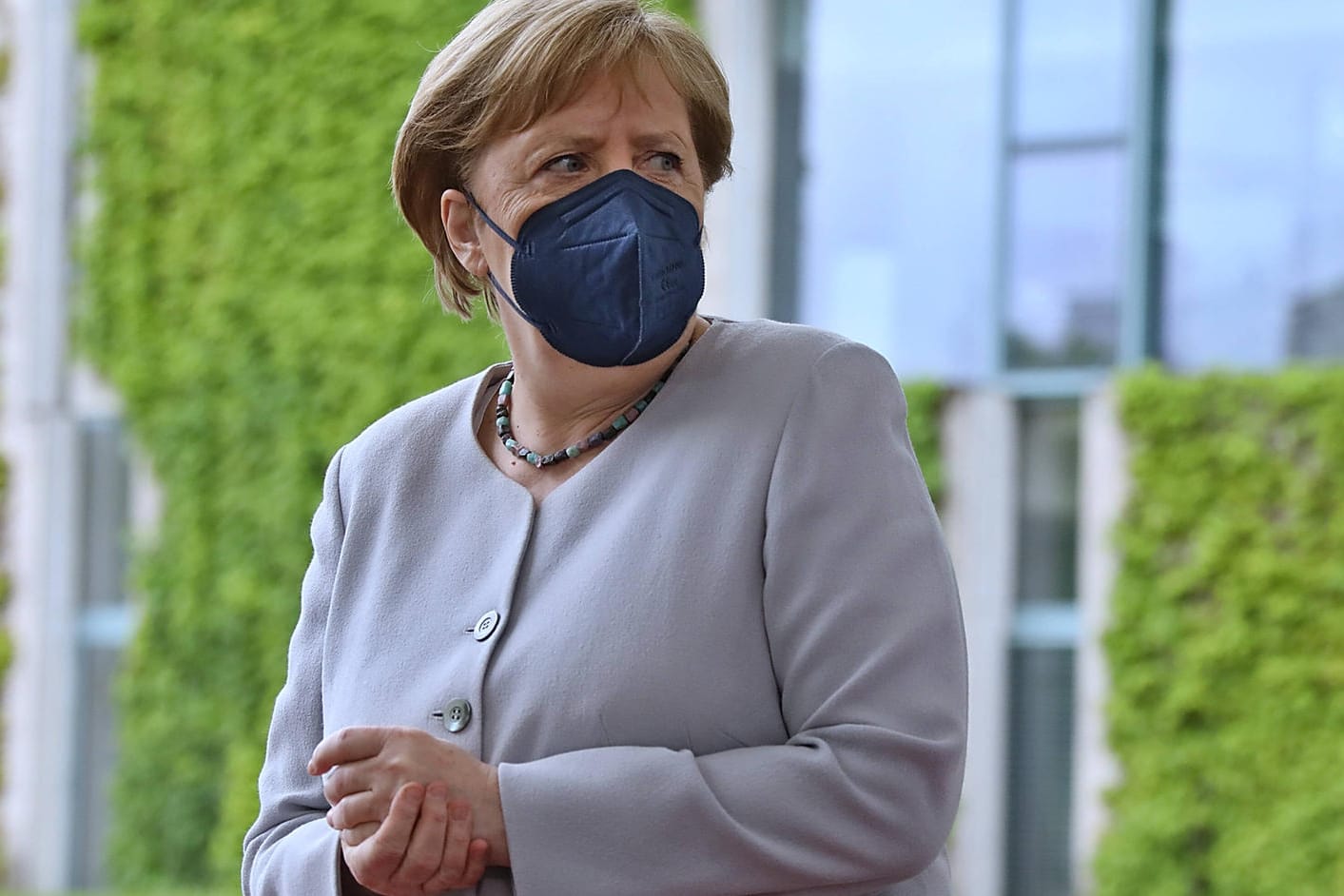 Angela Merkel: Die geschäftsführende Bundesregierung sei bei einer Zuspitzung jederzeit bereit, mit den Ländern zu sprechen.