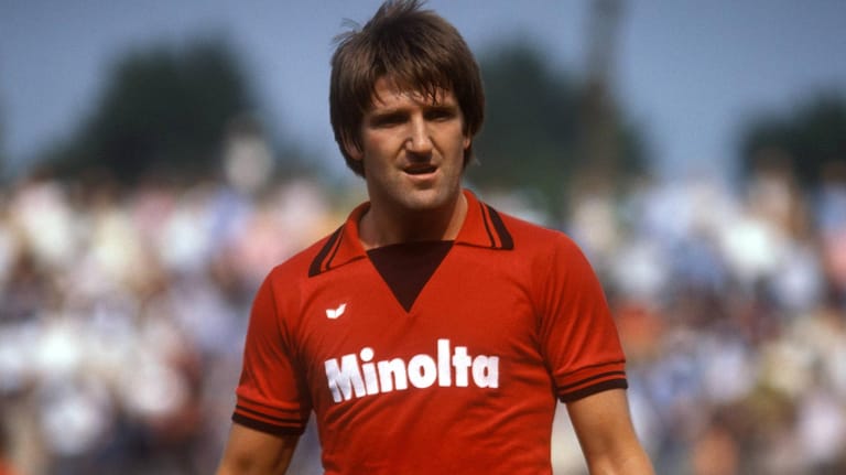 Legende im Eintracht-Trikot: Bernd Nickel im Dress der Frankfurter 1979.