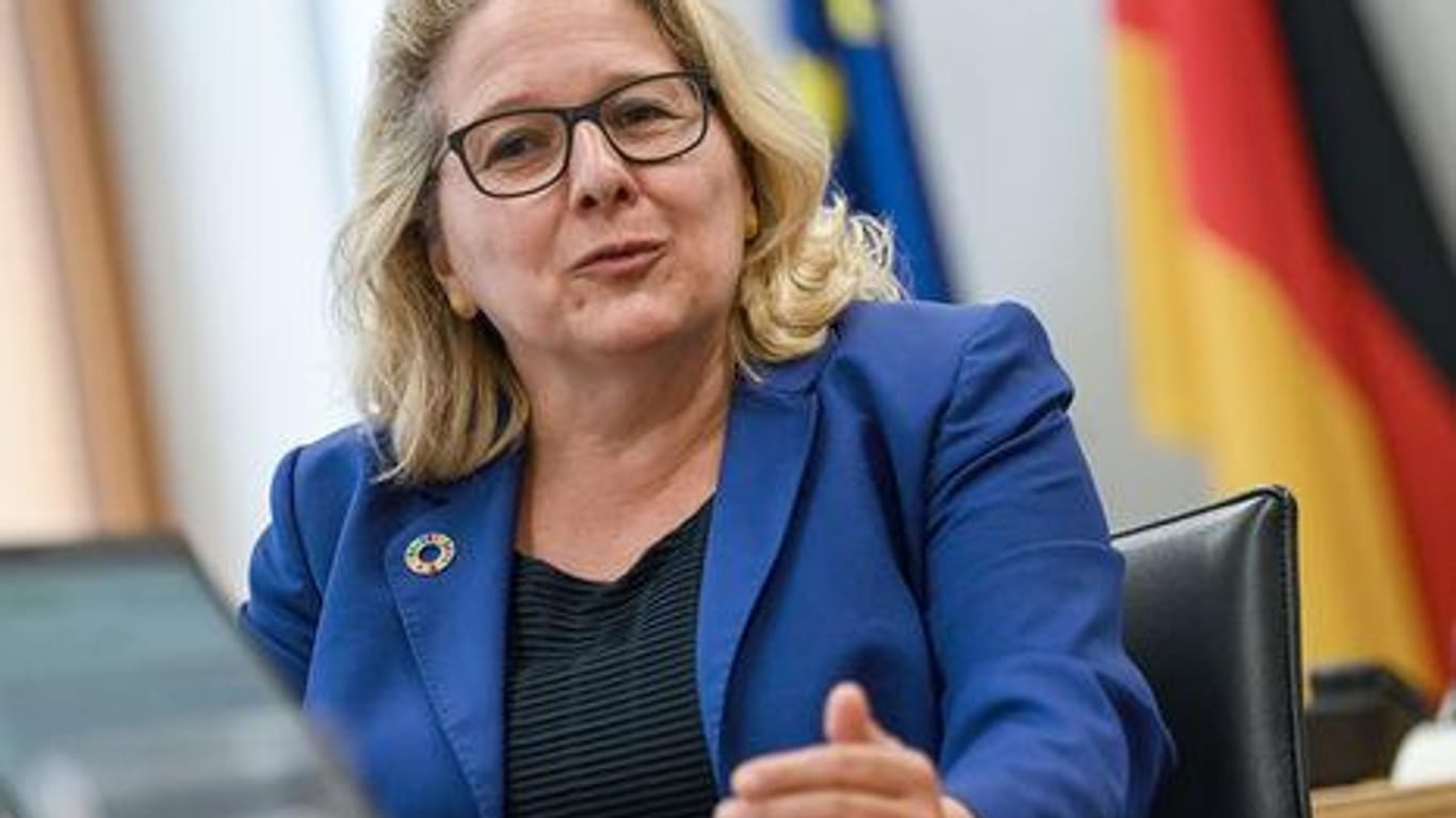 Svenja Schulze (SPD), Bundesministerin für Umwelt, Naturschutz und nukleare Sicherheit: Sie sagt, Deutschland wolle bis 2045 klimaneutral werden.