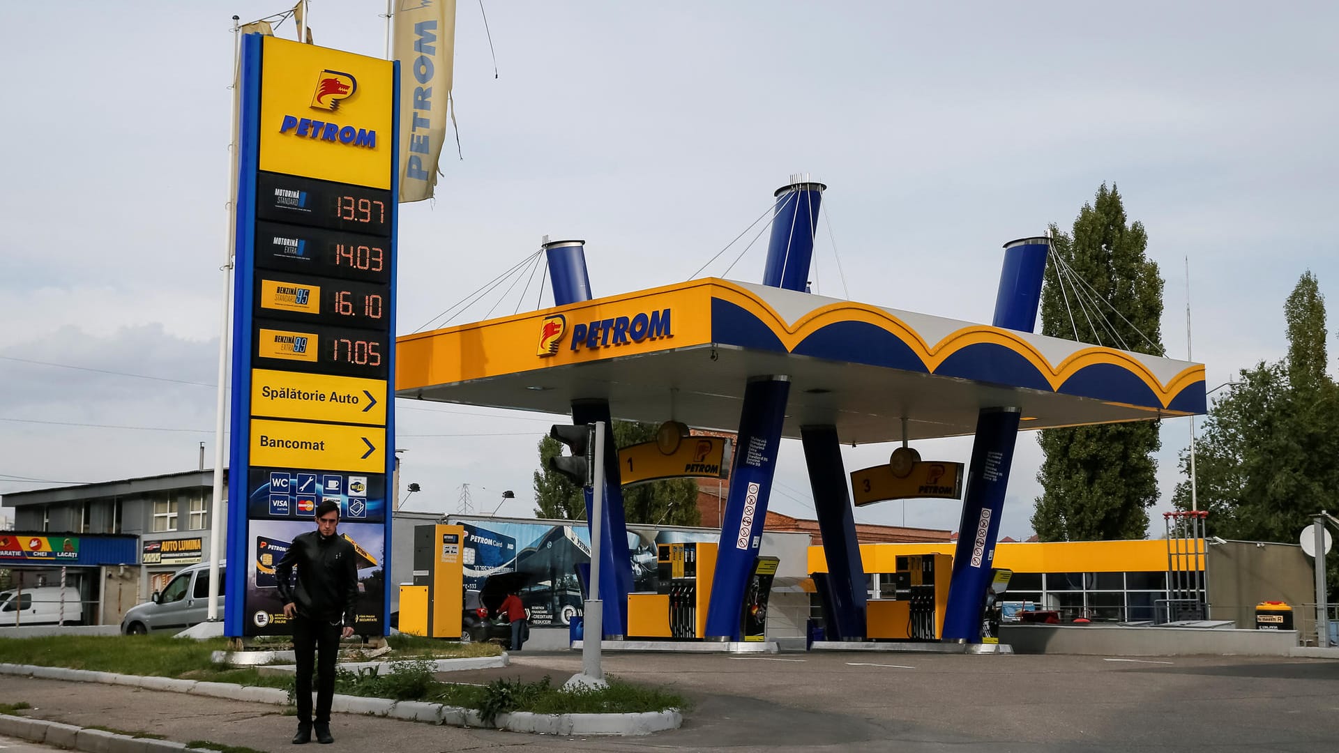 Eine Tankstelle in Chisinau (Archivbild von 2016): Die Repulik Moldau bittet Deutschland offenbar um Hilfe. Eine Tankstelle in Chisinau (Archivbild von 2016): Die Repulik Moldau bittet Deutschland offenbar um Hilfe.