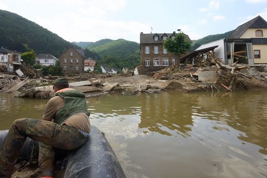 Nach dem Unwetter in Rheinland-Pfalz