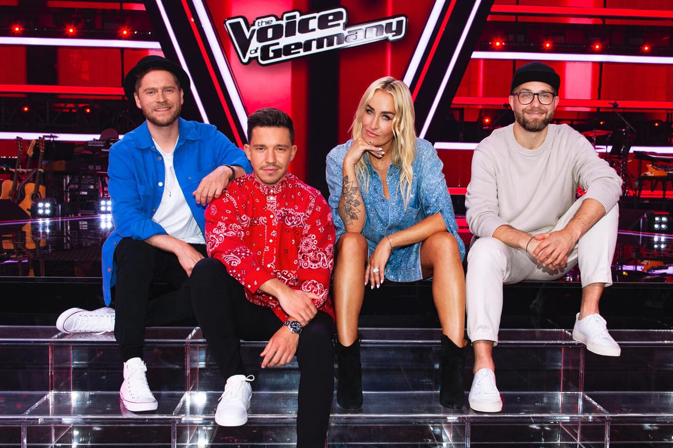 "The Voice of Germany": Johannes Oerding, Nico Santos, Sarah Connor und Mark Forster bilden die neue Jury.