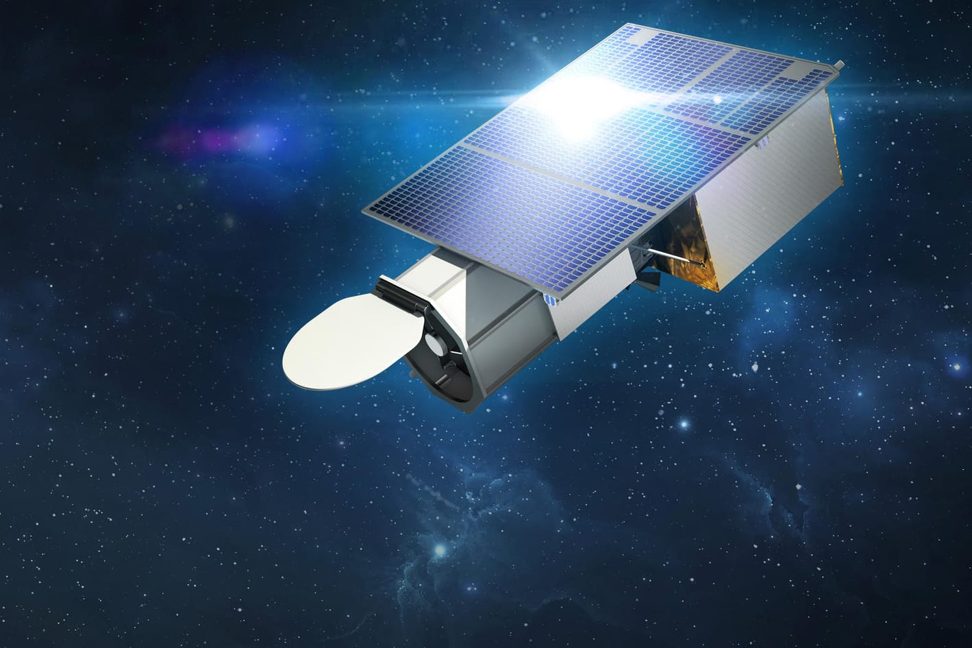 Die Illustration des Herstellers OHB: So könnten die BND-Satelliten möglicherweise aussehen.