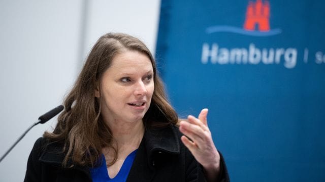Hamburgs SPD-Landesvorsitzende Melanie Leonhard Hamburgs SPD-Landesvorsitzende Melanie Leonhard