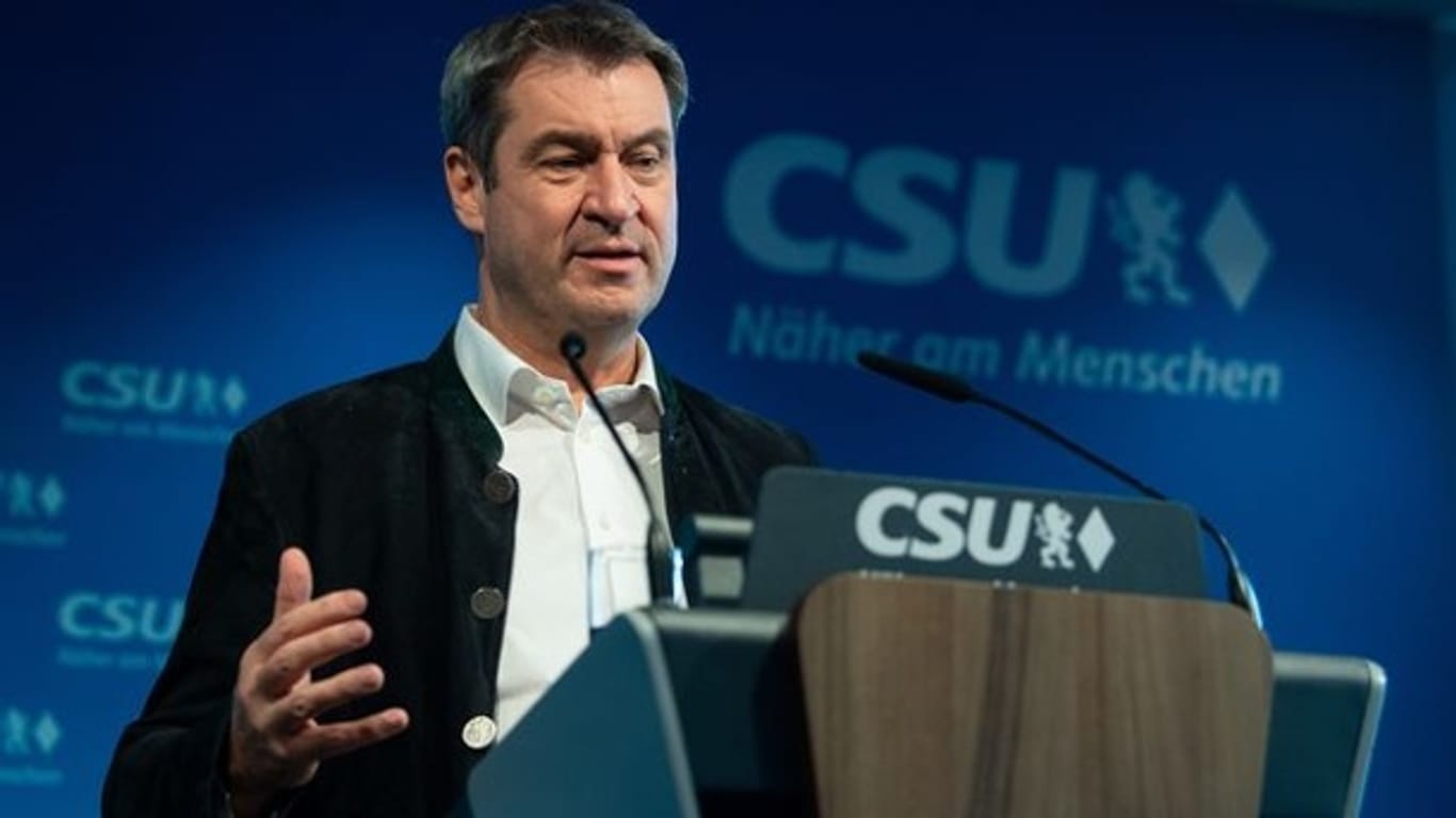 Markus Söder: Der bayrische Ministerpräsident drängt auf eine Verschärfung der Corona-Maßnahmen.