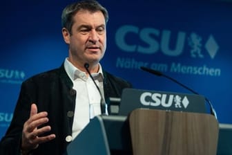 Markus Söder: Der bayrische Ministerpräsident drängt auf eine Verschärfung der Corona-Maßnahmen.